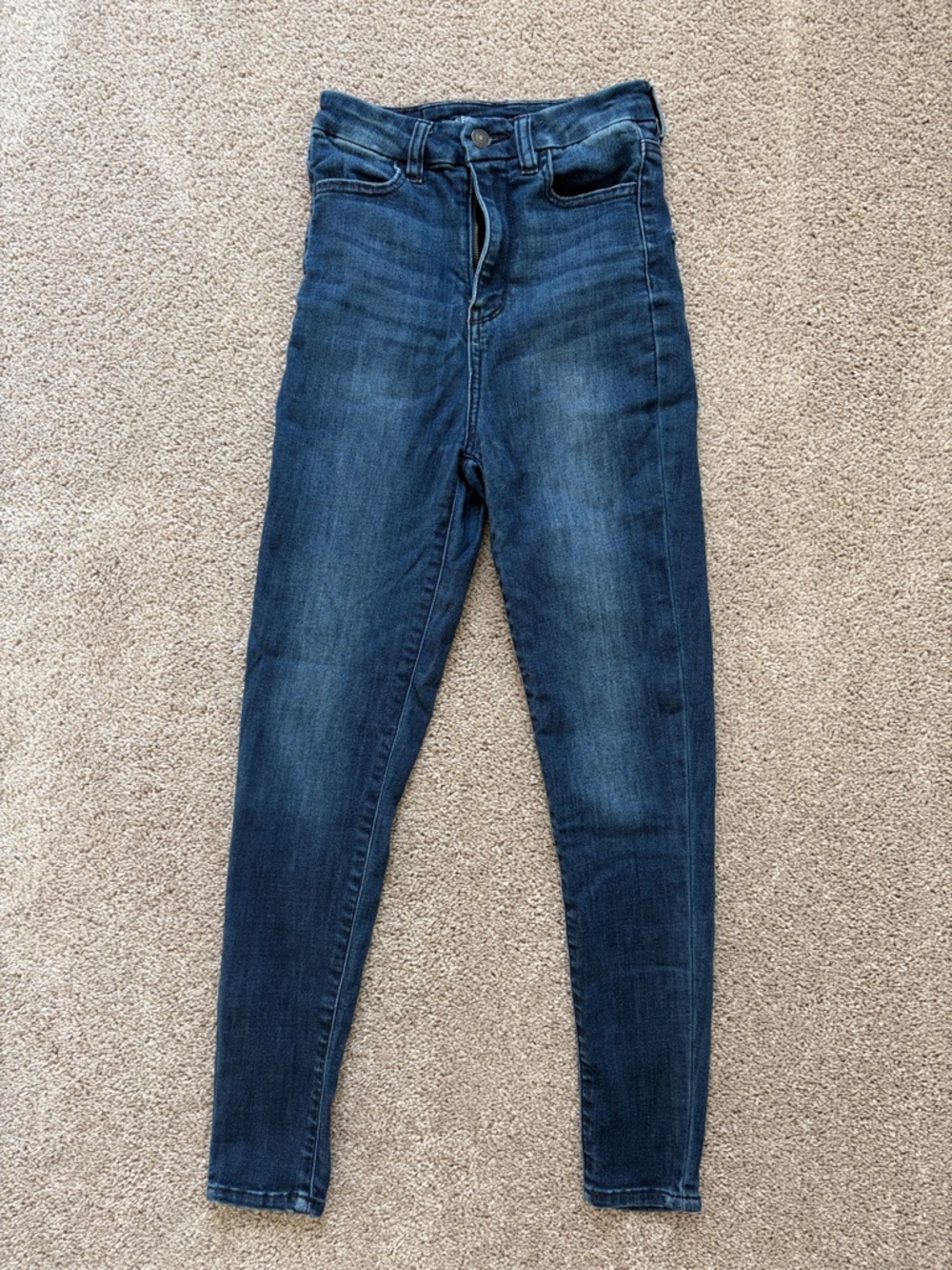 American Eagle Outfitters Dark Blue Skinny Jeans